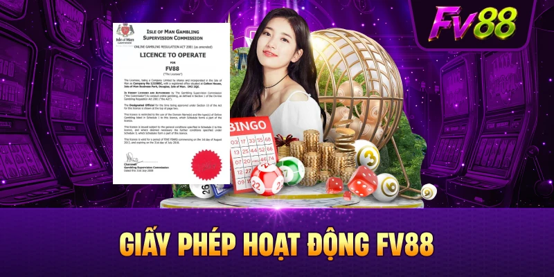 Khám phá các giấy phép hoạt động hợp pháp FV88